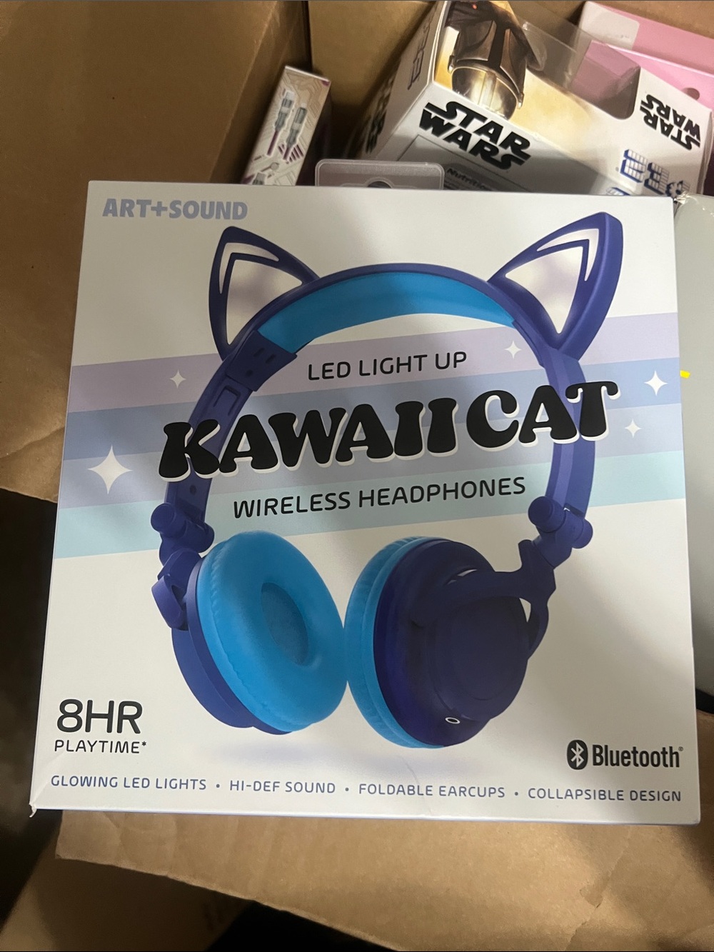 Art + Sound wireless Bluetooth Kawaii Cat headphones